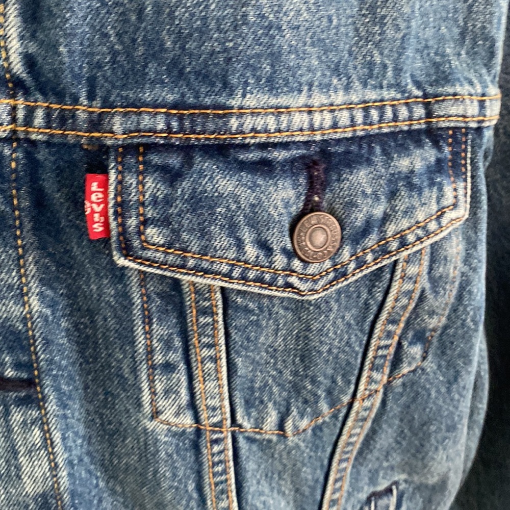 VERY Rare Levi’s Unisex Jean Jacket, Limited édition 1990’s ~ size Large ~NWT - Picture 9 of 16